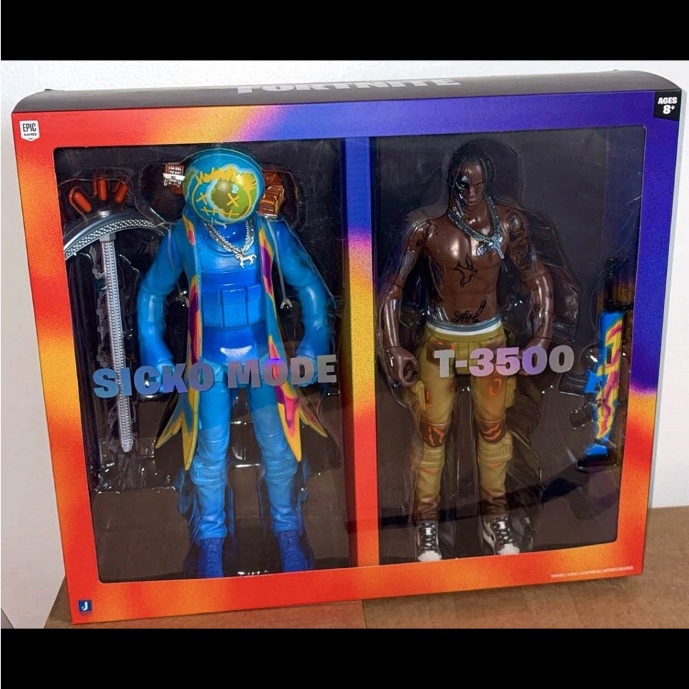 Sicko Mode & T-3500 Action Figures Set